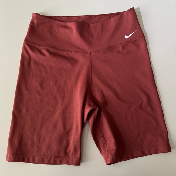 Nike One Dri-Fit Mid Rise Tight Fit Bike Shorts Women’s size Small - Picture 3 of 13